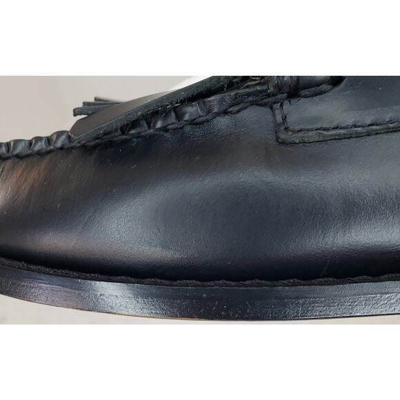 NWOB Brooks Brothers Men's Size 11.5 D Black Leather Tassel Kiltie Loafers - Picture 13 of 15